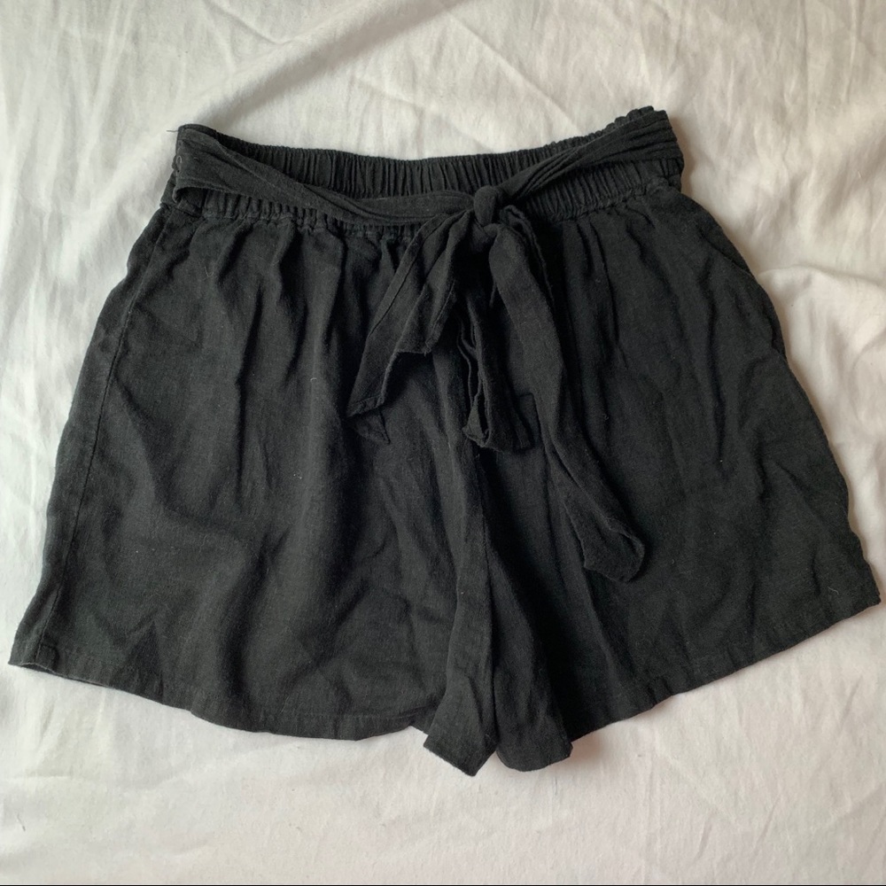 Black paperbag shorts (Nordstrom)